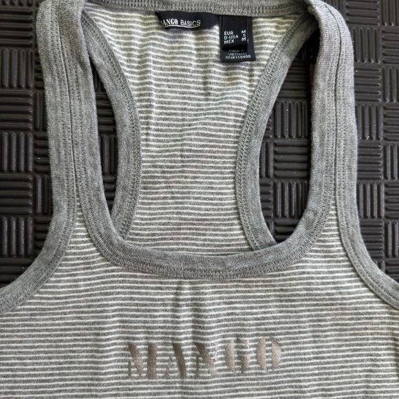 Mango Gray Fitted Tank Top - Picture 2 of 4